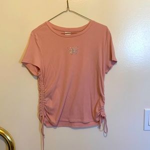 Pink shirt. Brand: No Boundaries.